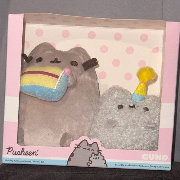 Gund Pusheen & Stormy Birthday Collector Set - Picture 1 of 5